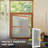 Stained Glass Window Privacy Film, 3D Static Cling Removable Window Clings,Begonia,78.7"-1168219423