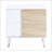 Verux White High Gloss End Table