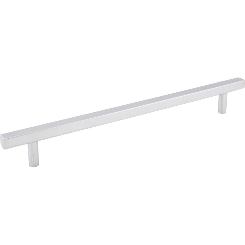 Dominique Bar Pull, Polished Chrome, 3 3/4"