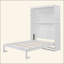 Lit escamotable mural avec tablettes Murphy