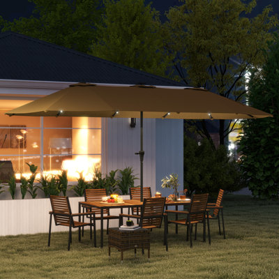 11-foot offset cantilever patio umbrella Kozyard 10 Ft Cantilever Umbrella  Kozyard LLC