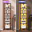 148cm H x 28cm W Metal Standard Bookcase