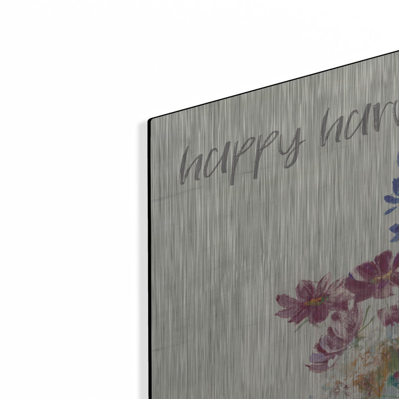 «Harvest Ironstone Bouquet II» par Carol Rowan, art mural en métal, H 36 po x l 36 po