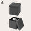 37.5 cm W Linen Square Ottoman with Storage-61727582