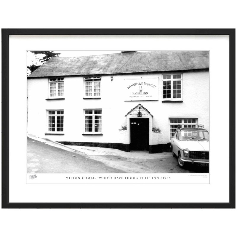 Milton Combe, Who'd Have Thought It" Inn C1965 by Francis Frith - Single Picture Frame Print, 40cm H x 50cm W x 2.3cm D