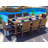 Tuscany Collection In Brown Wicker 16 - Person Patio Conversation Set with Cushions