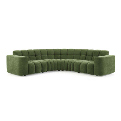 Joyner Modern Style 112.6" W L Shape Type2 5S Sectional