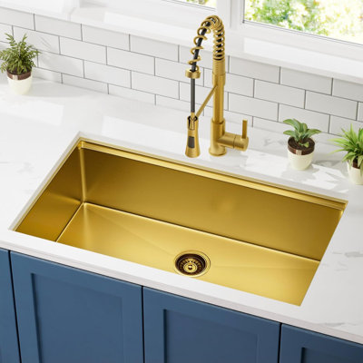 Deep Undermount Single Bowl Sink