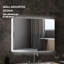 Armoire à pharmacie lumineuse avec miroir, miroir de salle de bain mural 26 po x 36 po avec rangement, armoire murale de salle de bain 3 couleurs avec charge USB, tablette réglable, blanc ultrabrillant