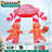Christmas Inflatable 9.6 FT Christmas Archway Inflatable Gingerbread Inflatable Arch with Built-in LEDs