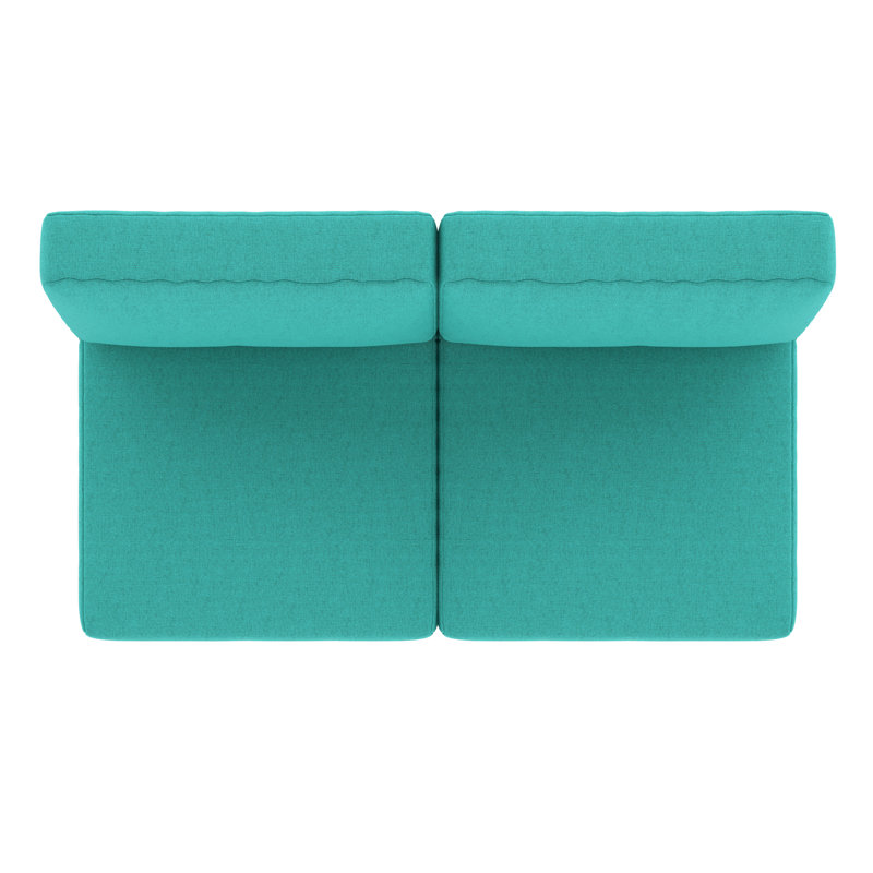 Sunbrella® Outdoor Loveseat Seat / Back Cushion, Sunbrella Bliss Breeze