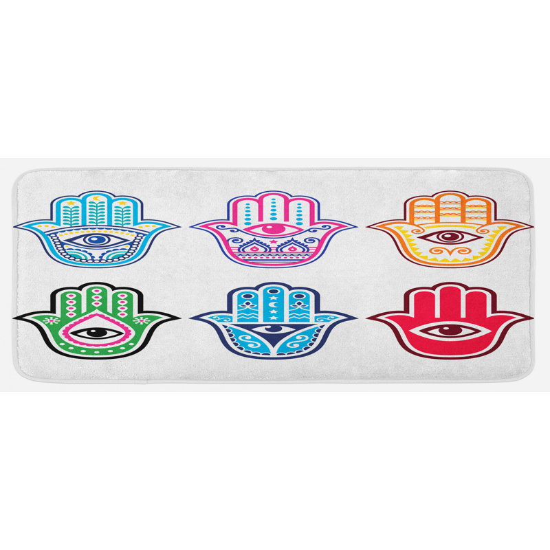 Eclectic Polyester Kitchen Mat