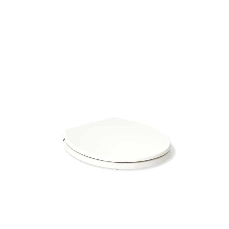 Border Readylatch Quiet-Close Toilet Seat, Biscuit, Round