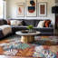 Tapis floral d'intérieur pour l'extérieur-130810038-130810040
