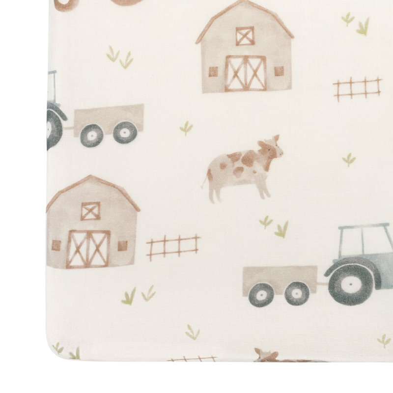 Tractor Crib Fitted Sheet