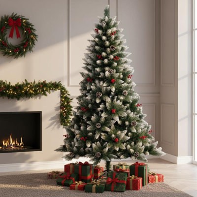 Lighted Artificial Christmas Tree