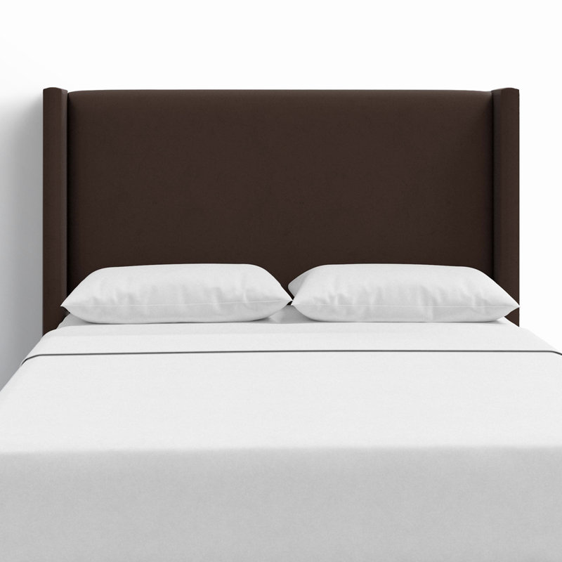 Hanson Upholstered Headboard, Full, Classic Chocolate Velvet
