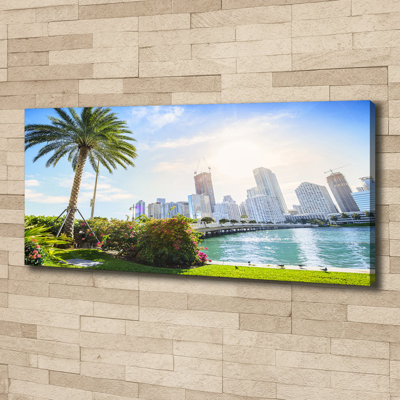 Miami Usa - Wrapped Canvas Print