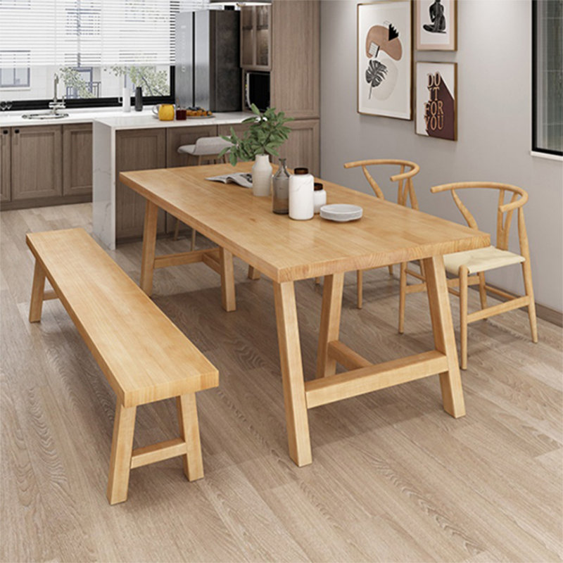 High quality solid wood table set