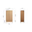 Bisbrooke 195cm H x 110cm W Large 2 Door Wardrobe