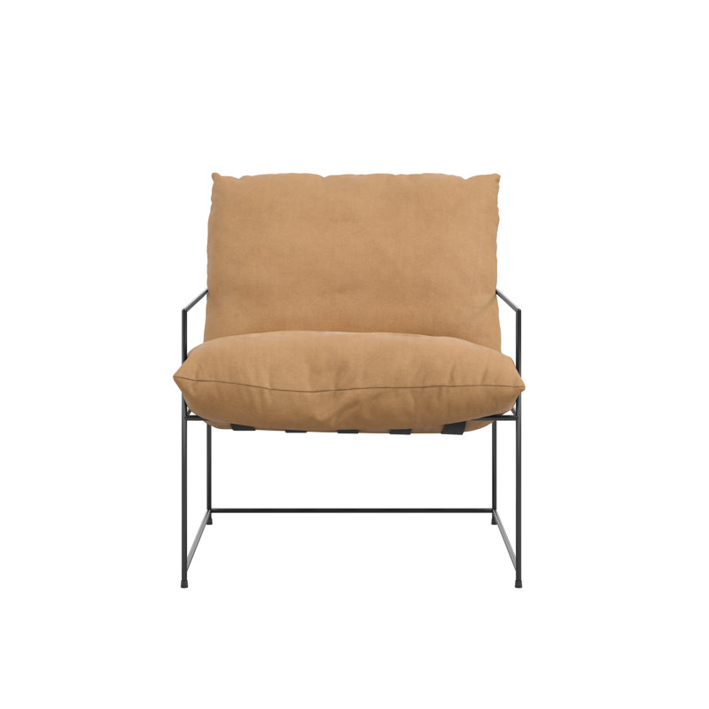 BROOK ACCENT CHAIR, Tobacco, Plain Weave