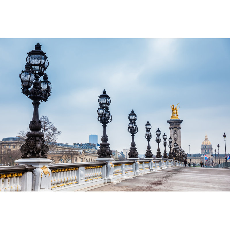 Freezing Winter Day - Wrapped Canvas Print, 30cm H x 46cm W
