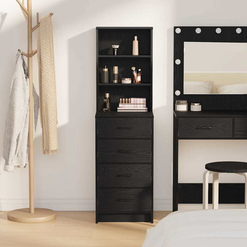 40cm Sideboard, Black Oak
