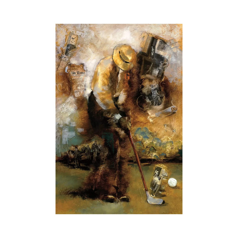 Swingin' by Roya Azim - Wrapped Canvas Print, 20.32 cm H x 30.48 cm W