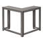 Console d'appoint grise moderne pour petits espaces - Table étroite avec plateau stable, style contemporain, idéale pour une entrée ou un salon.