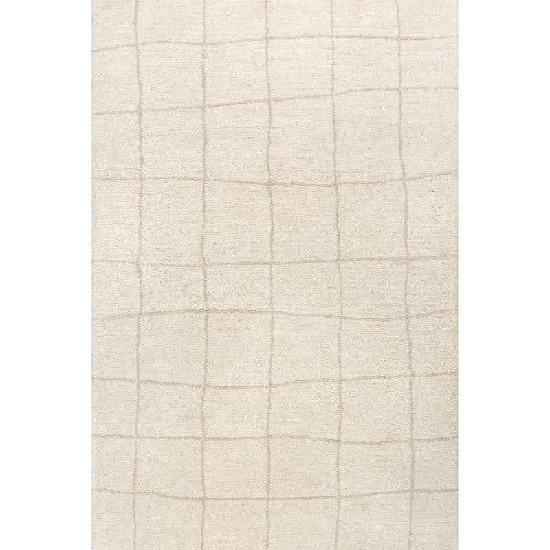  Tapis en laine à carreaux Cove, Rectangle 4pi x 6 pi