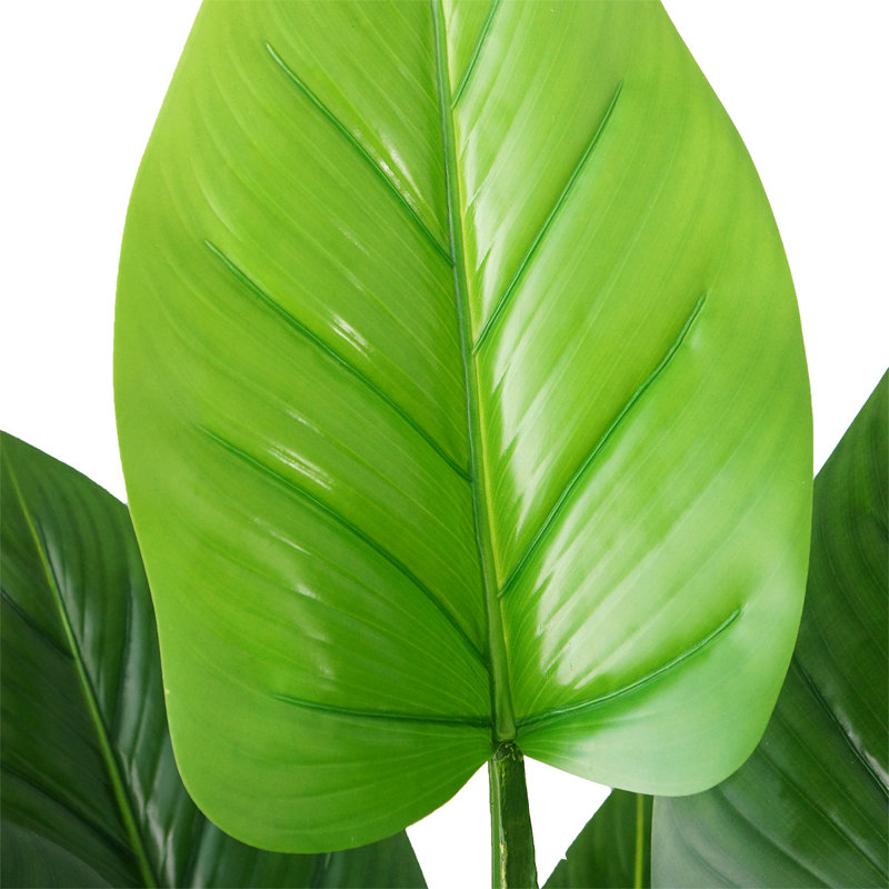 Plante artificielle en pot 66,08 po Philodendron, Noir