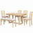 Sarinity 6 - Person Trestle Dining Set-2020033481