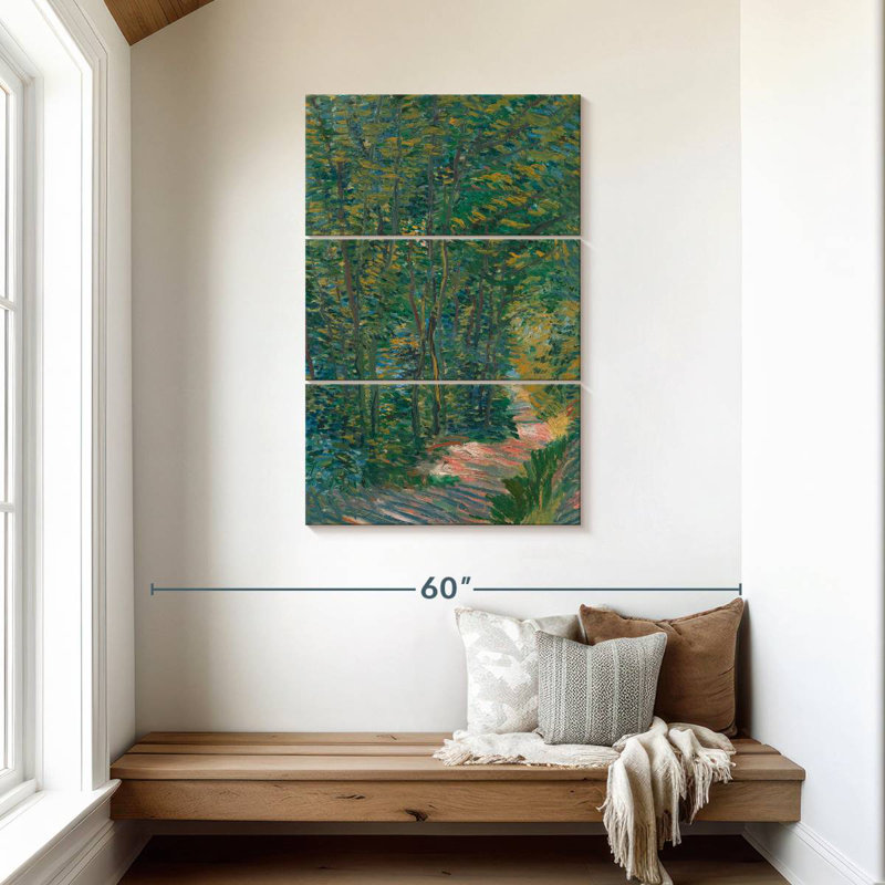 Alvord Path In The Woods, 45" H x 28" W