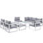 Ensemble de conversation modulaire avec coussins 10 pièces Fortuna-467716236-467716243