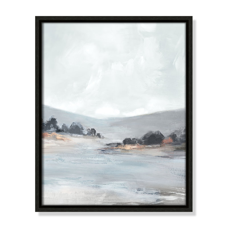 «Rolling Green Valleyys - Portrait Version Print» par Luna Mavis, Espresso, H 15,5 po x l 12,5 po