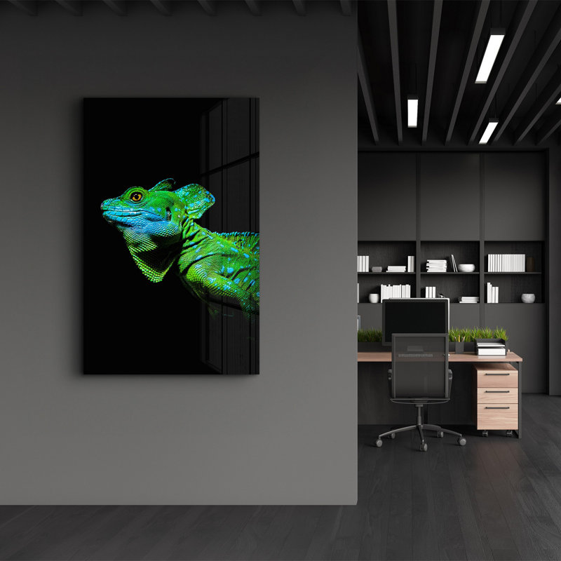Elegant Tempered Glass Wall Art Painting, 13.8 x 21.7 inches | 100% Tempered Glass, Thickness: 0.16 inches | UV Printed for Vibrant Colors | Perfect for Home Decor, Living Room, & Office Spaces
