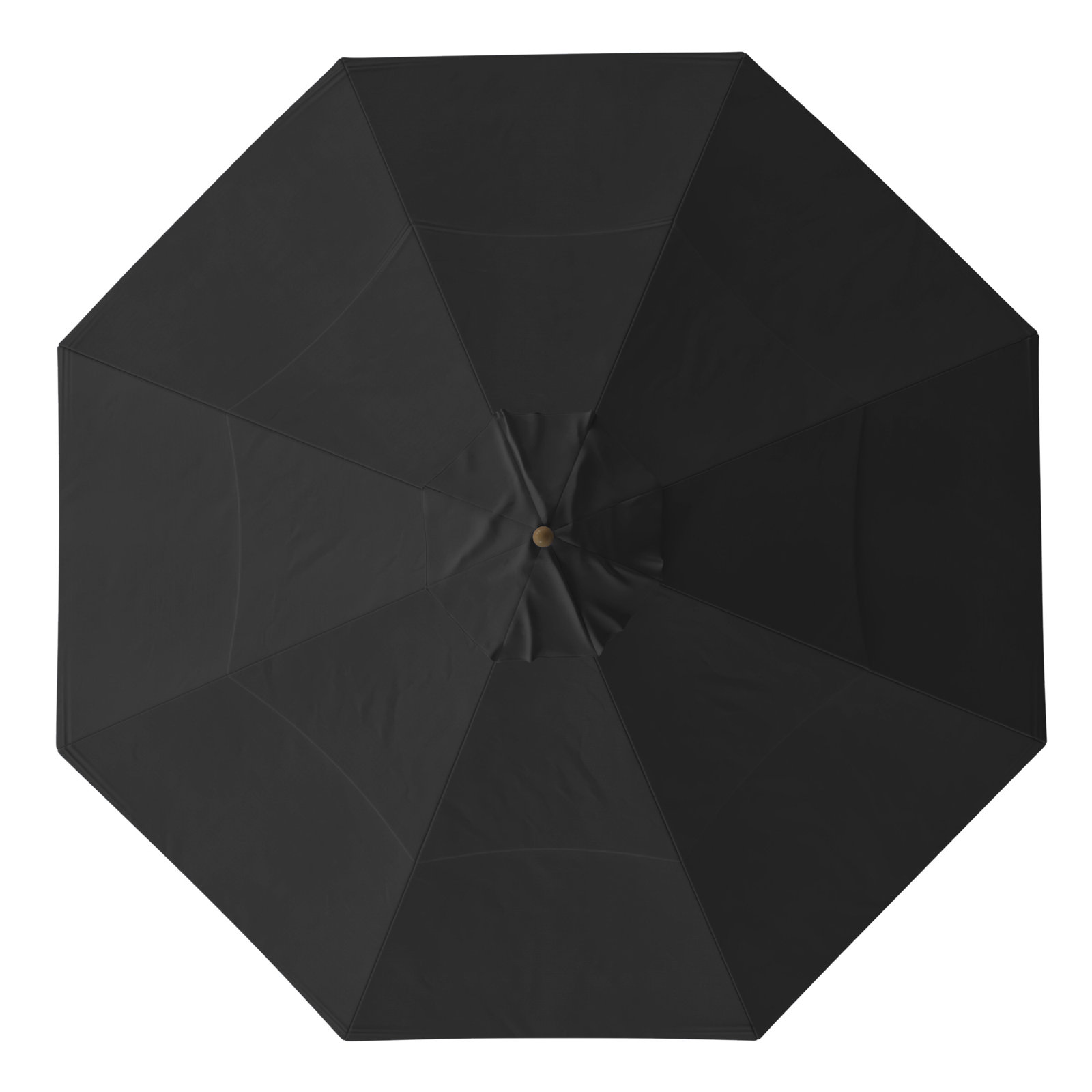 Downtime 132'' Sunbrella® Outdoor Umbrella, Canvas Black Sunbrella® Canvas