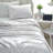 Satin Summer - Coma Inducer® Twin XL Comforter Set - Whispy Gray Clouds-118508699-118508696