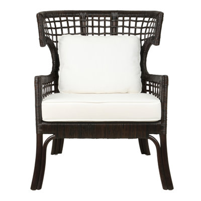 Zelma Rattan Wingback Armchair