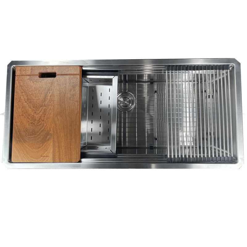 Évier de cuisine encastrable L 42 po x l 20 po