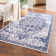 Matsumura Oriental Gray/Blue Area Rug