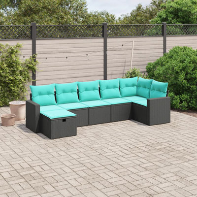 Ensemble de canapé de jardin extérieur