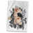 Pretty Peach/Gray/Black/Silver Floral