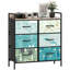 Steel 79cm W 6 - Drawer Chest of Drawers