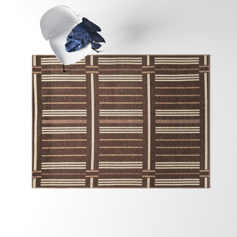 Rectangle Claudina Indoor/Outdoor Area Rug, Rectangle 7'10" x 10'