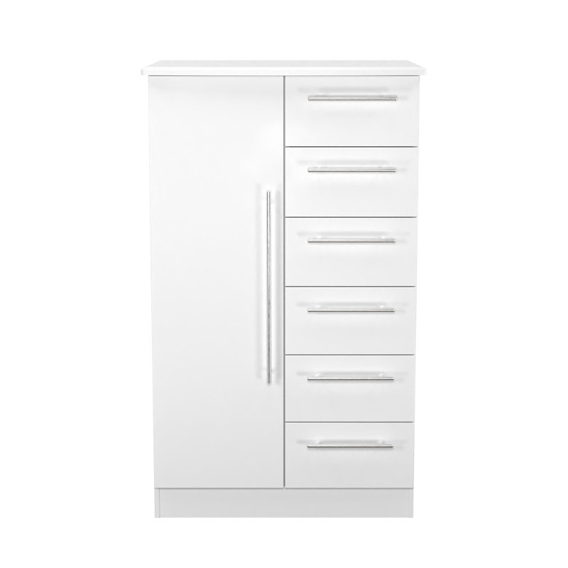 Taevyn Manufactured Wood Wardrobe, White