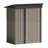 5 ft. W X 3 ft. D Galvanized Steel Storage Shed
