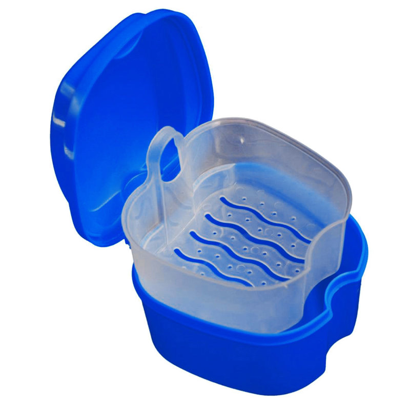 Boîte de bain pour prothèses dentaires compactes, Blanc