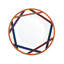 Missoni Dinner Plates NASTRI Set of 2 diam. 10.75 in