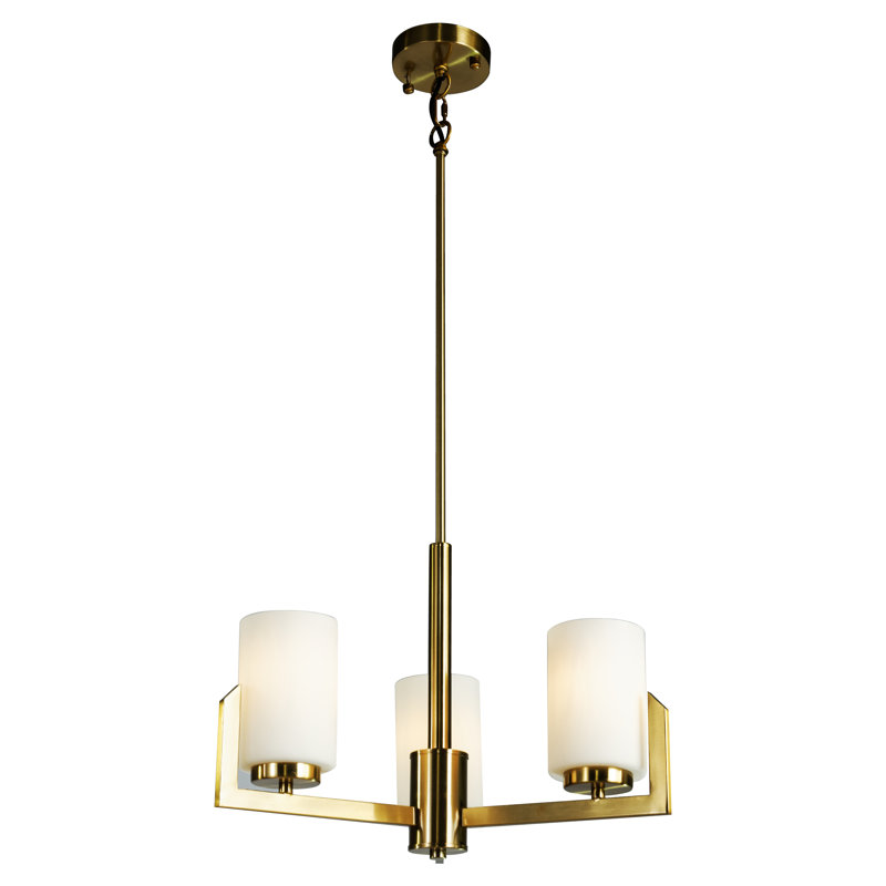 Lustre empire 3 lumières façon bougie